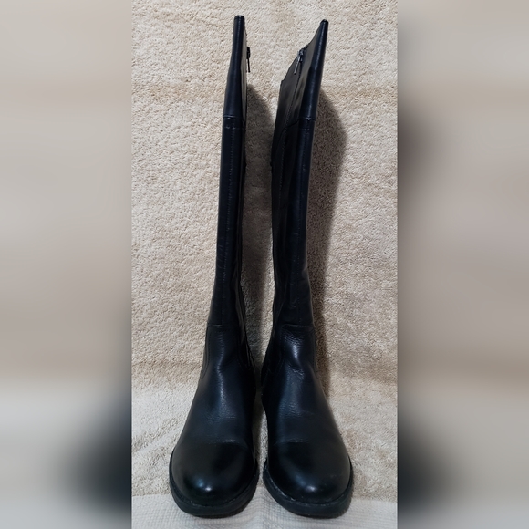 Audrey Brooke ABTalty Black Leather Riding Boots EUC